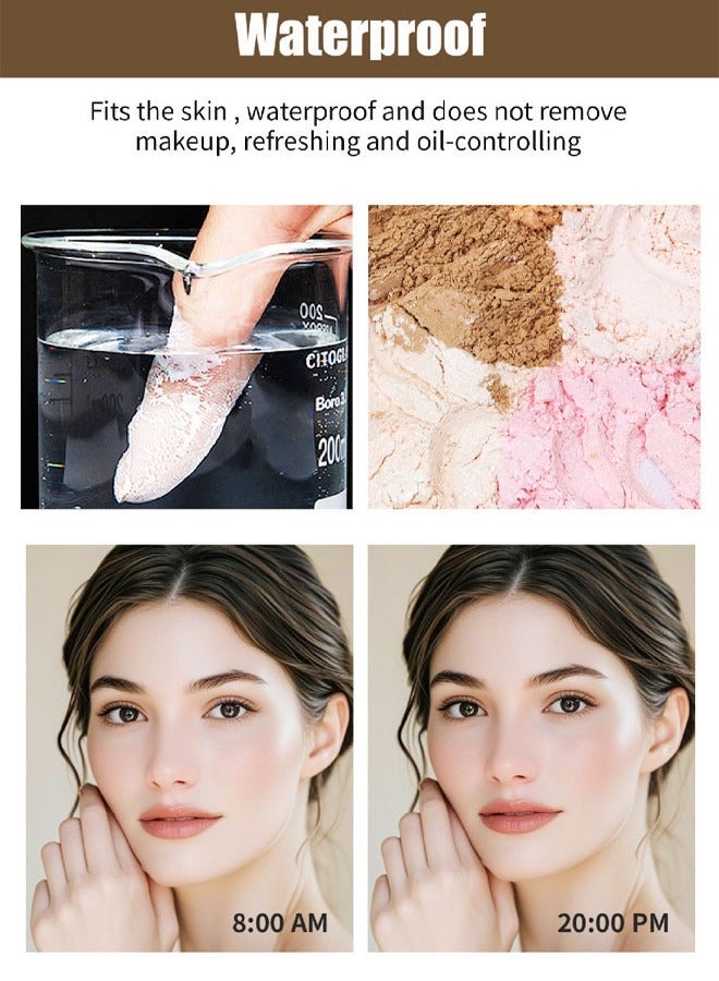 HelloKiss Long-Lasting Oil Control Micro-Fine Setting Powder - Invisible Finish & Pore Blurring for All Skin Types | Makeup Setting & Baking - Image 4